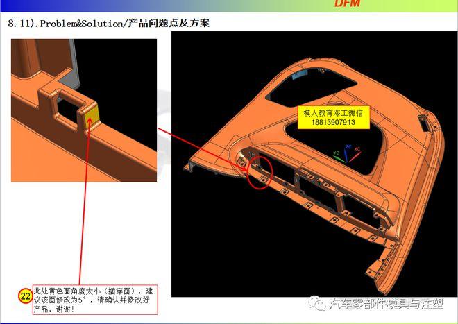汽车门板模具dfm检讨方案如何制作?|开模|dfm|斜度_网易订阅